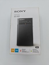 Sony ICF-P27 AM/FM Portable Hand Radio for sale online | eBay