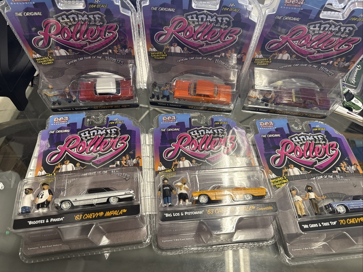 2025 HOMIE ROLLERZ DGA Set Of 6 Cars With Figure | eBay