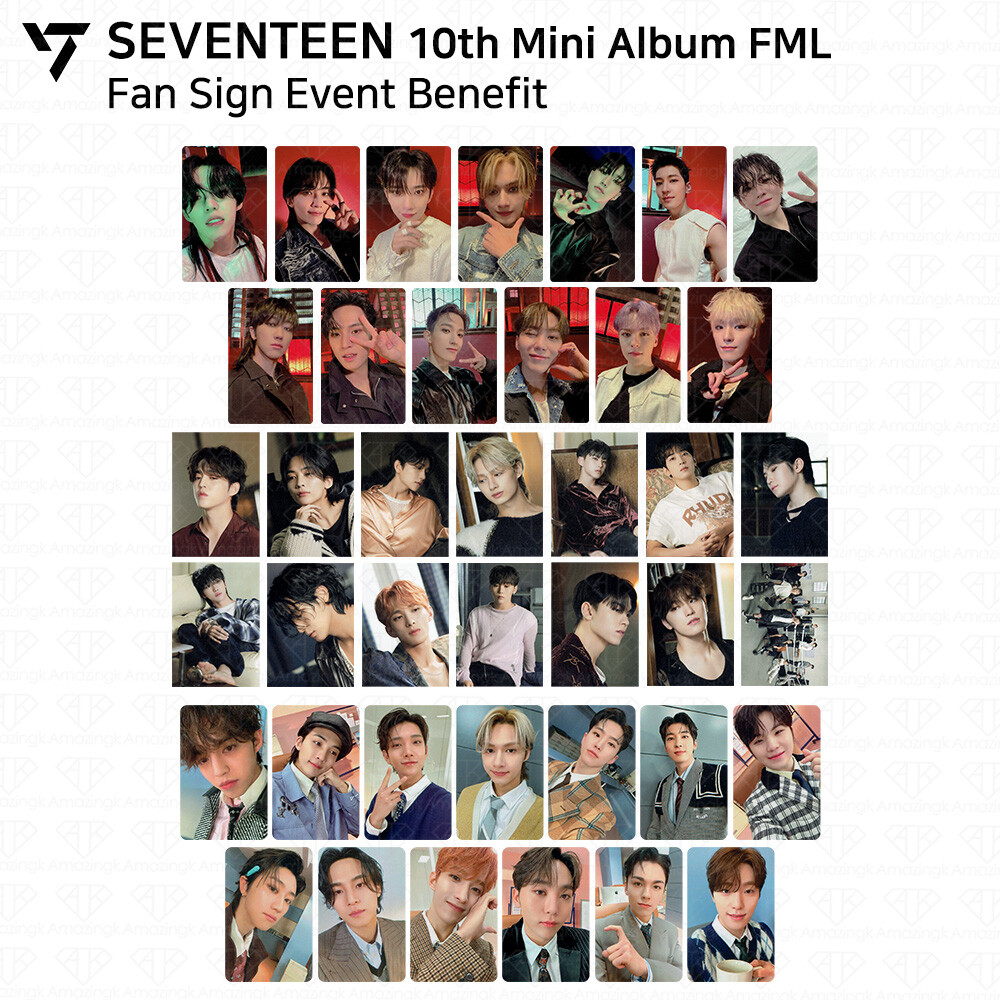 SEVENTEEN 10th Mini Album FML Fan Sign Event Benefit Photocard