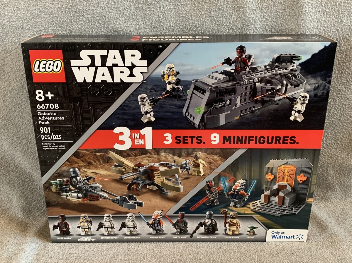 LEGO Star Wars Galactic Adventures Pack 3 in 1 Combo Pack Set