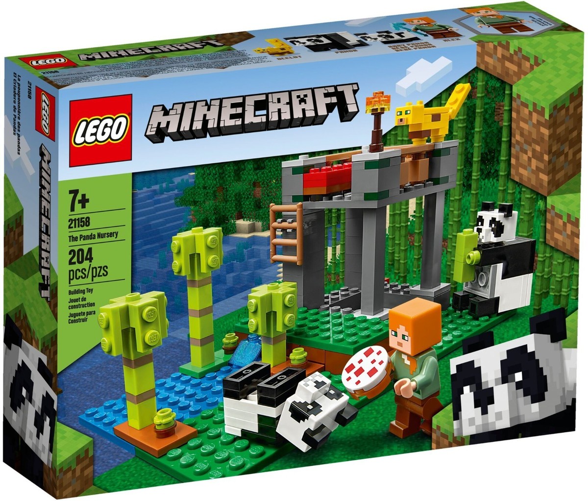 LEGO Minecraft The Panda Nursery Set 21158 New, Factory Sealed