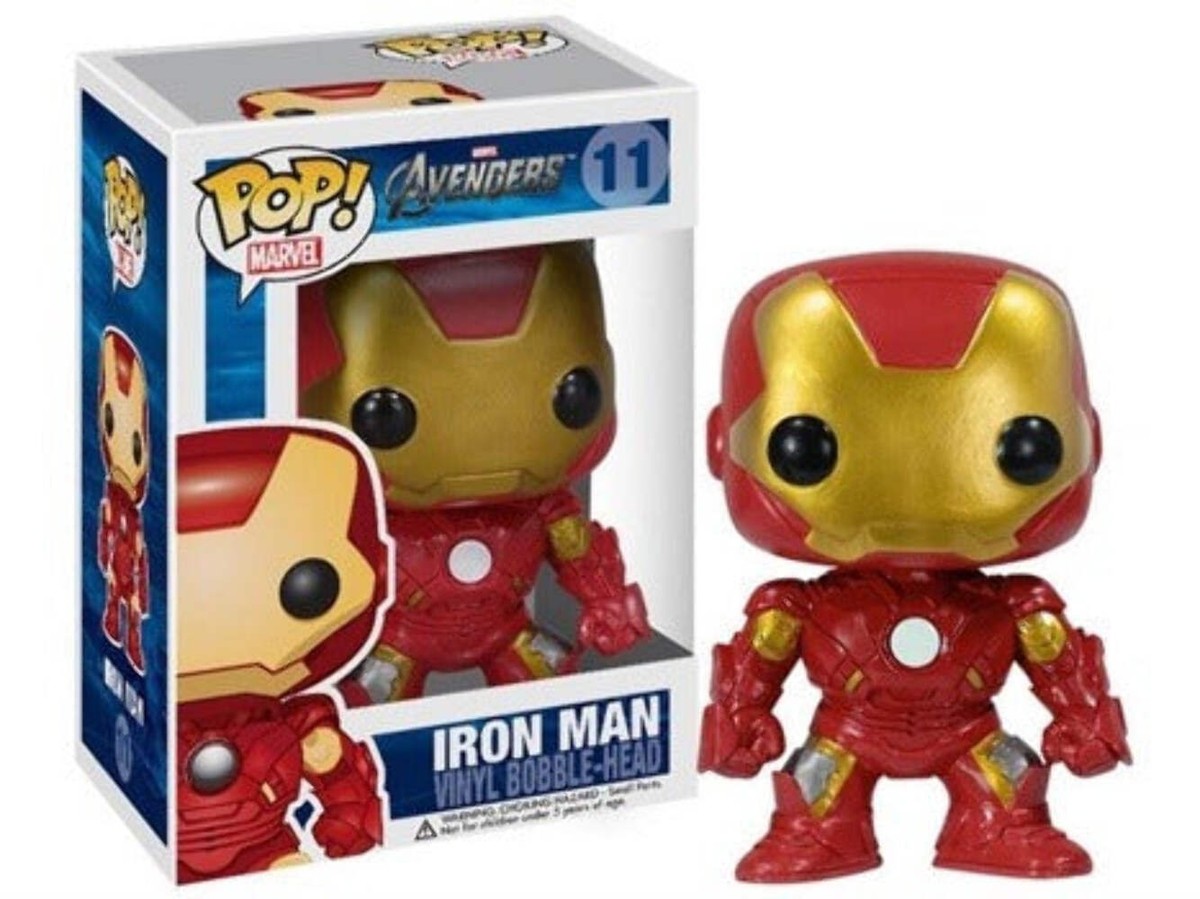 Funko POP! Marvel: Avengers - Iron Man [Large Font](Damaged Box)[B