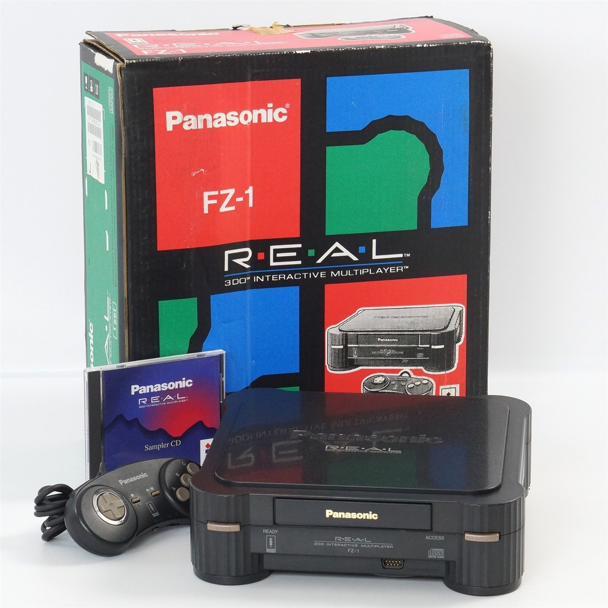 Panasonic 3DO REAL Console Boxed FZ-1 Tested System Game