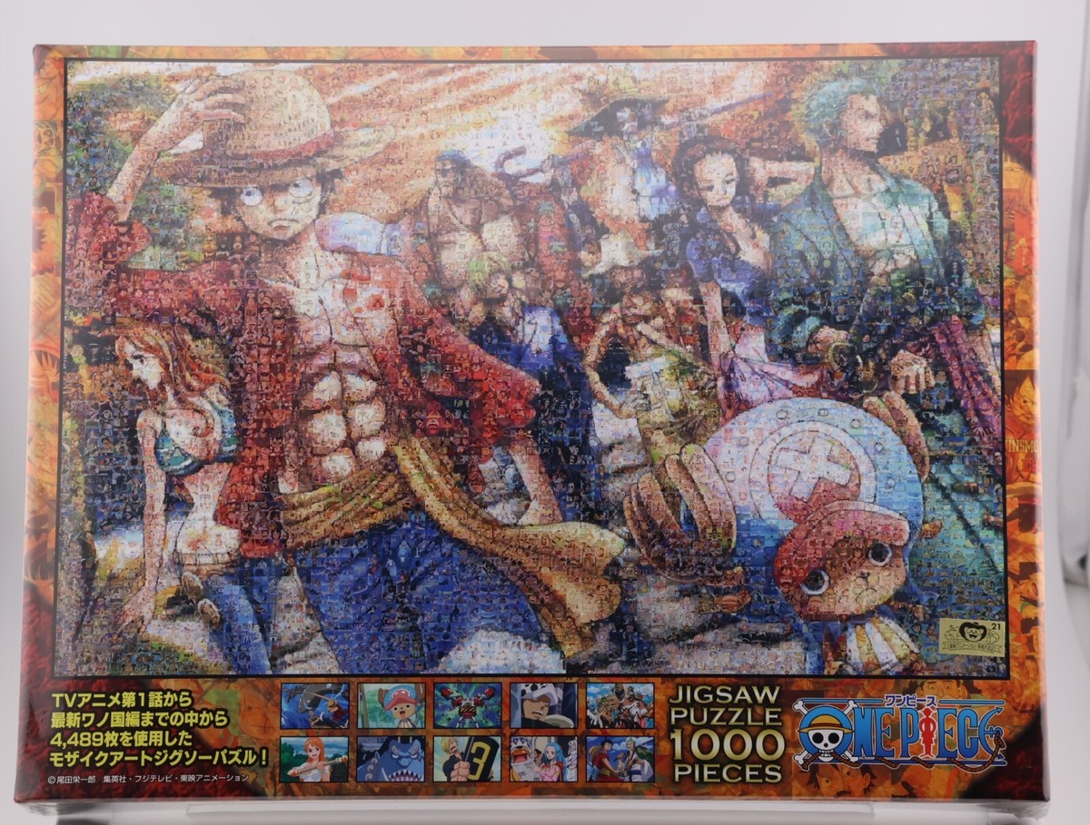 ENSKY 1000pcs Jigsaw Puzzle ONE PIECE Luffy Mosaic Art Landing