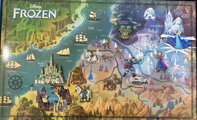 D23 Expo 2024 Disney Pin MOG WDI Maps Frozen Box Set LE 400 | eBay