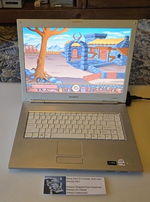 Sony Vaio VGN-N130G PCG-7T1L 512MB ram 80GB hdd 1.6ghz Core Duo