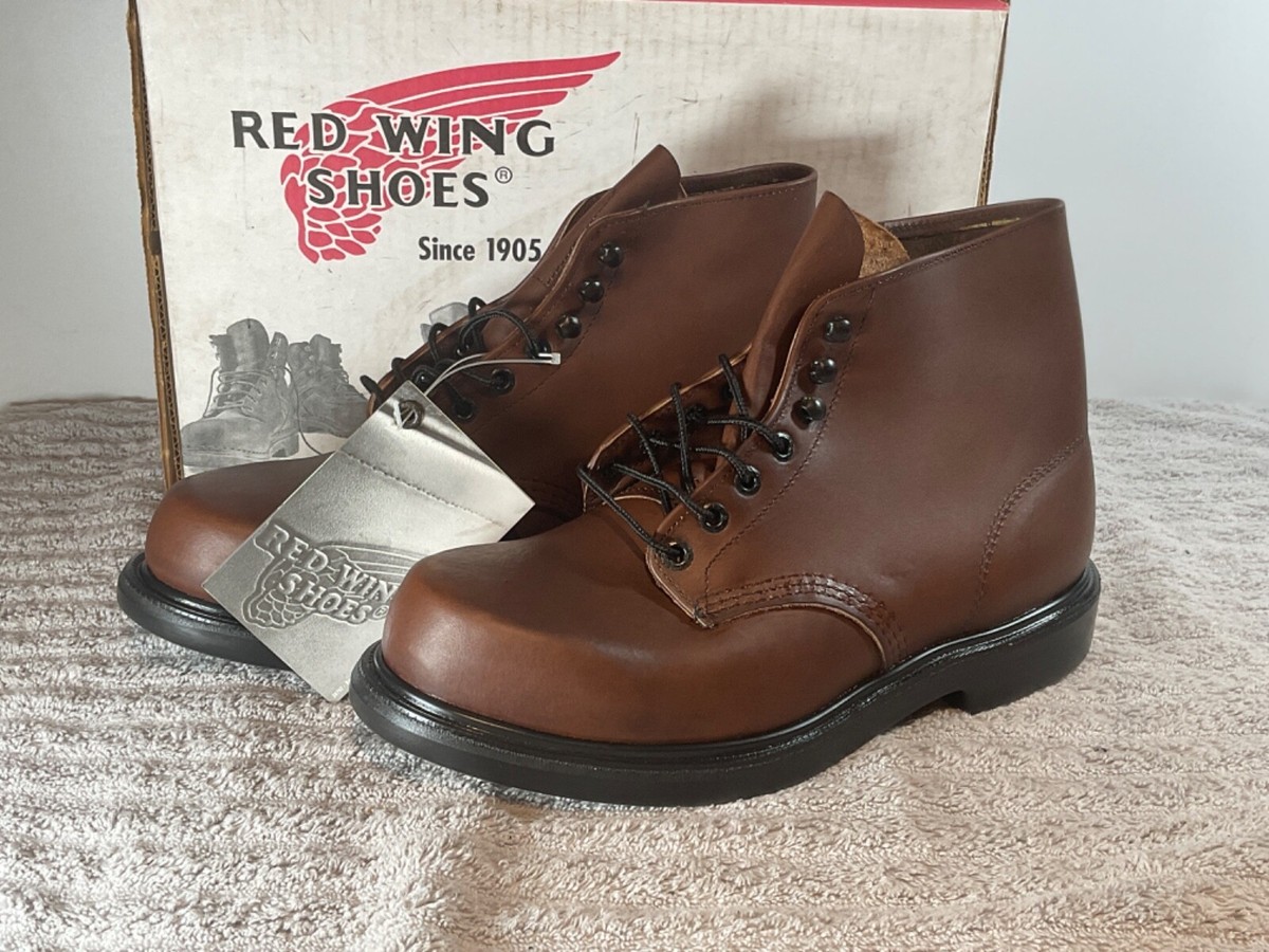 NOS Men's Red Wing USA Super Sole 952 Round Toe Work Boots