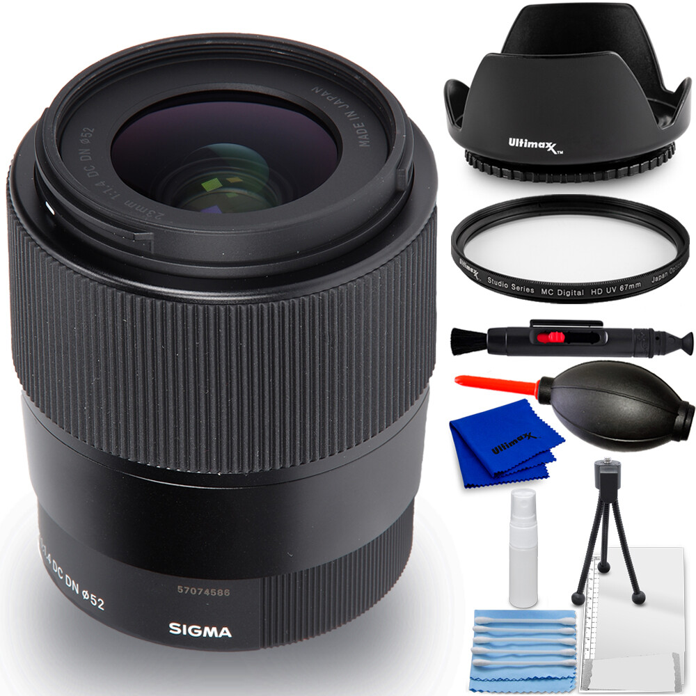 Sigma 348965 23mm F1.4 DC DN Contemporary Lens for Sony E - Black