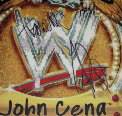 JOHN CENA & THA TRADEMARC signed WWE 