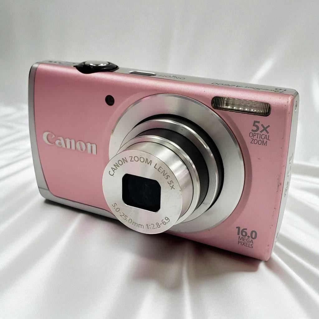 EXC+5] Canon PowerShot A2600 Pink Digital Camera 16.0MP 5x Optical