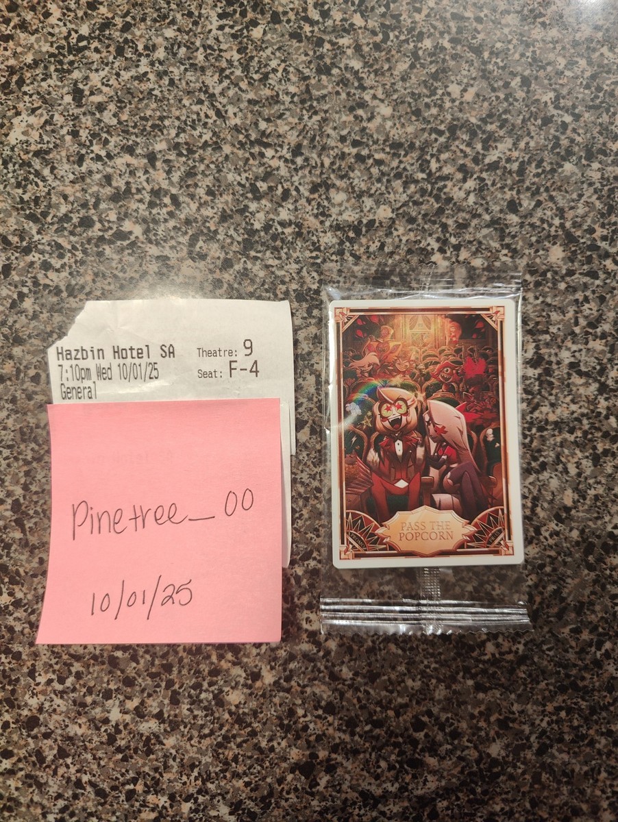 Hazbin Hotel Pass The Popcorn PROMO Foil Card (PR-15) - Sing Along