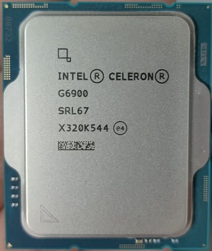 Intel Celeron G6900 Processor (3.4GHz,LGA 1700, Dual-Core) - SRL67