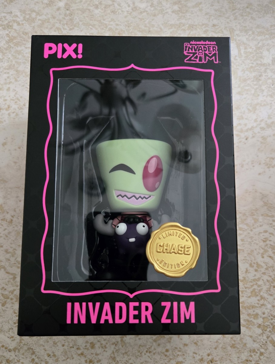 Thrilljoy PIX Invader Zim Chase with Moose Vinyl Figure