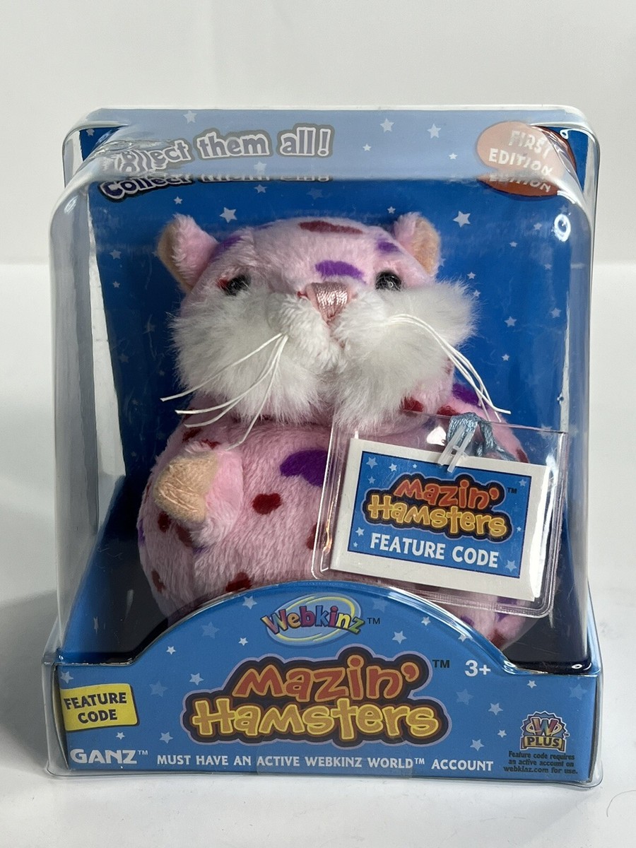 Cinnamon Webkinz Mazin Pink Hamster Hearts Sealed Unused Code