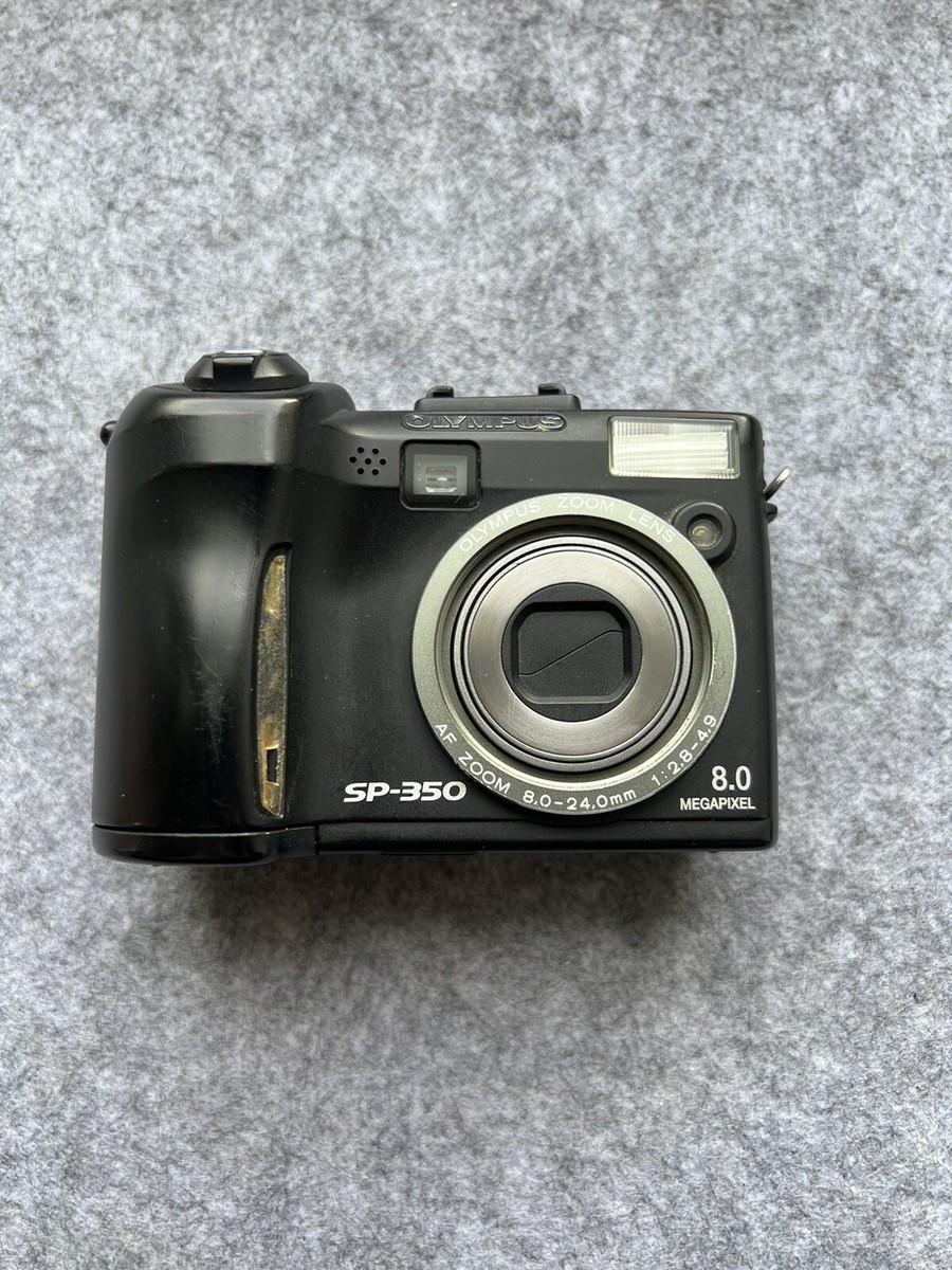 Olympus SP Series SP-350 8.0MP Digital Camera - Black TESTED 2 gb