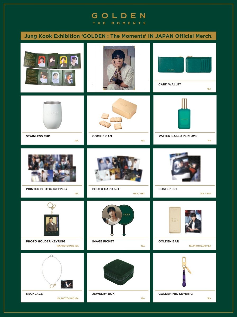 BTS JUNGKOOK Exhibition GOLDEN : The Moments IN JAPAN Official