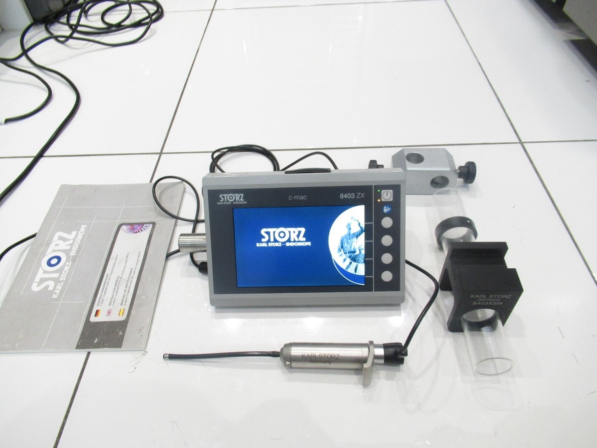 KARL STORZ C-MAC 8403-ZX VIDEO MONITOR+C-MAC S 8403 XSI IMAGER