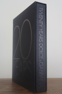 20 YEARS DOLCE & GABBANA LIMITED EDITION A HARD BACK FASHION