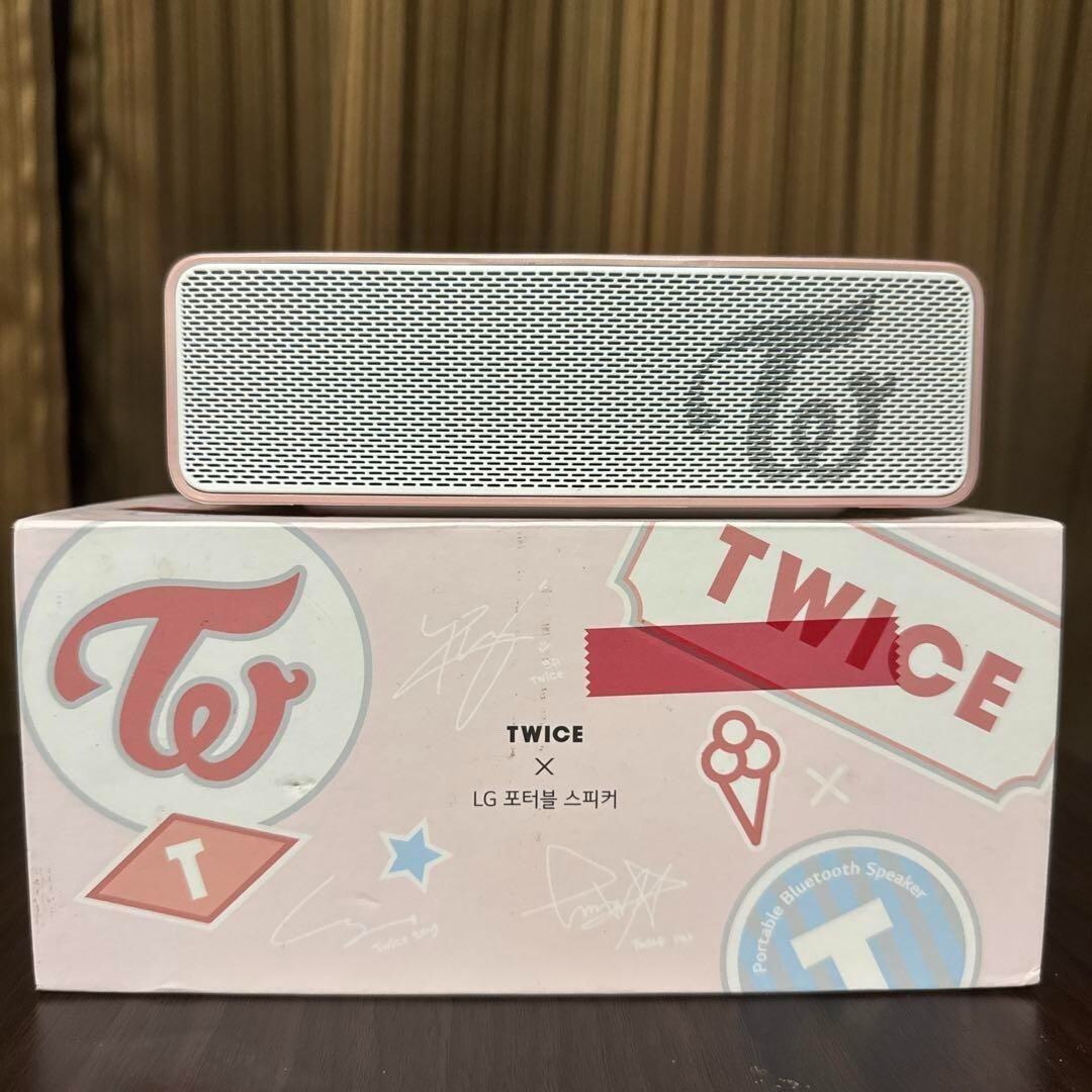 TWICE x LG Collaboration Bluetooth Speaker Wireless Portable Used