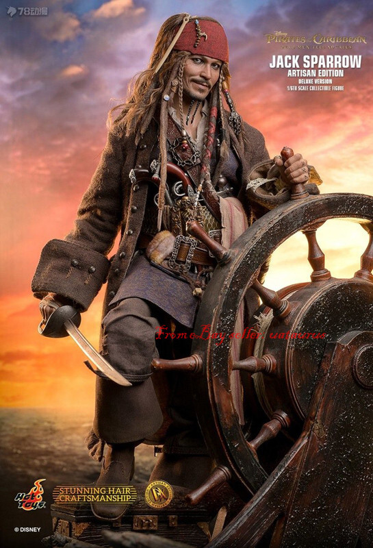 Hot Toys 1/6 Dx39ae Pirates Of The Caribbean 5 Jack Sparrow