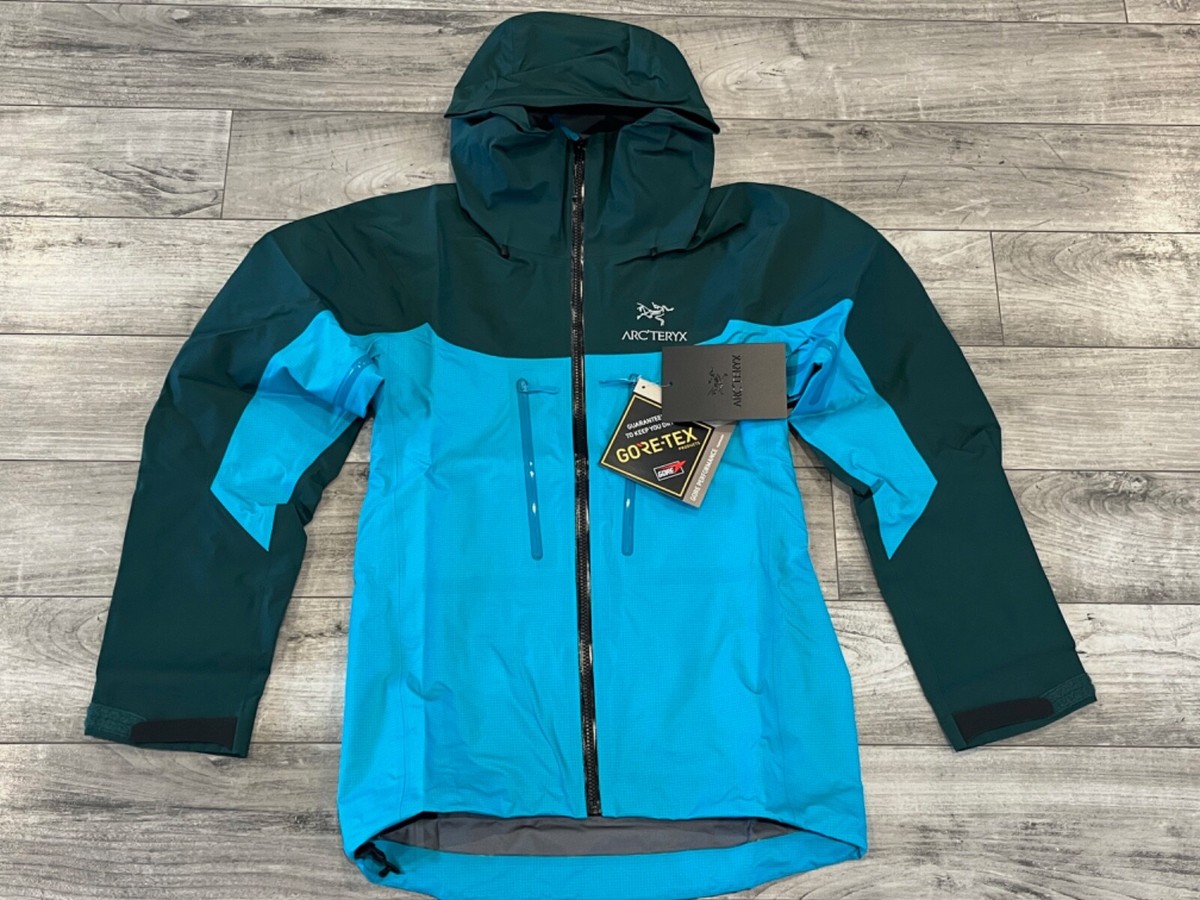 NWT Mens Arc'teryx Alpha Goretex Hooded Waterproof Shell Jacket