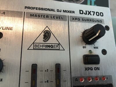 Behringer DJX700 5 Channel Professional DJ Mixer PARTS Or REPAIR