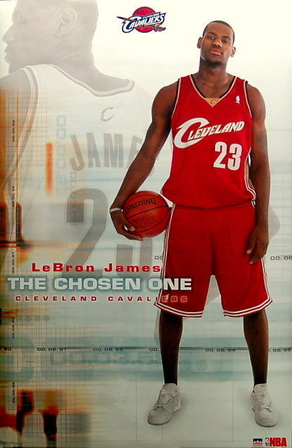 Lebron James Rookie poster and puzzle 2003 starline | eBay