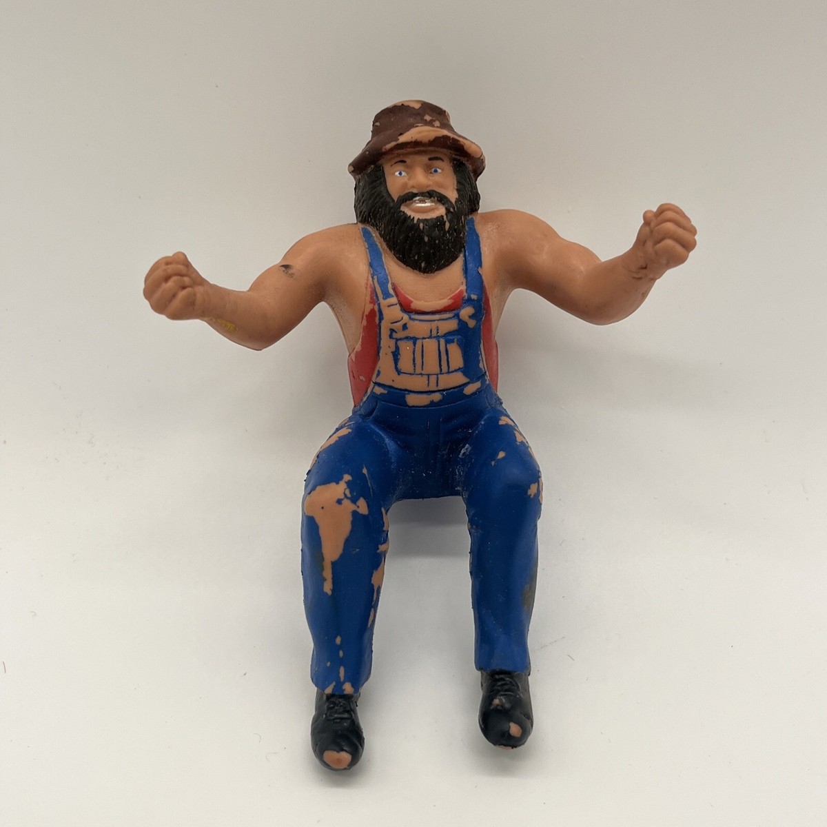 Thumb Wrestler Hillbilly Jim WWF Superstar WWE Vtg Vintage 1980