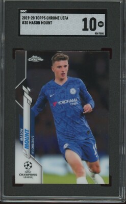 2019-20 Topps Chrome UEFA Champions UCL Soccer #30 Mason Mount RC