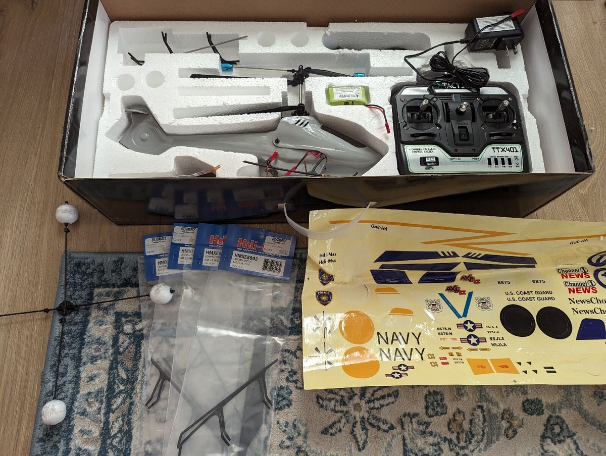 Heli Max AXE EZ HMXE0554 Pre-Built Radio Controlled RC Helicopter