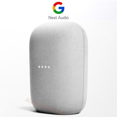 NEW Google Nest Audio Smart Stereo Speaker Voice Assistant Chalk