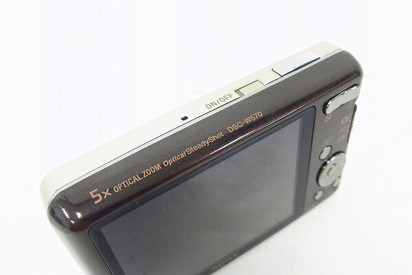SONY Cyber-shot DSC-W570 Gold 5x Zoom 16.1 MP Digital Camera