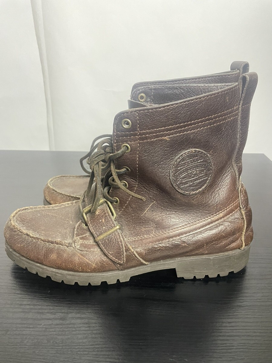 Vintage 1990's Polo Country Ralph Lauren Ranger Leather Boots