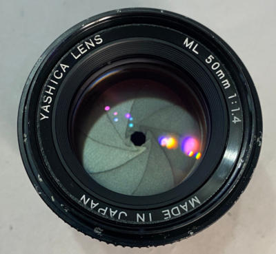 Yashica ML 50mm F/1.4 Manual Focus Standard Prime Lens Y/C Mount