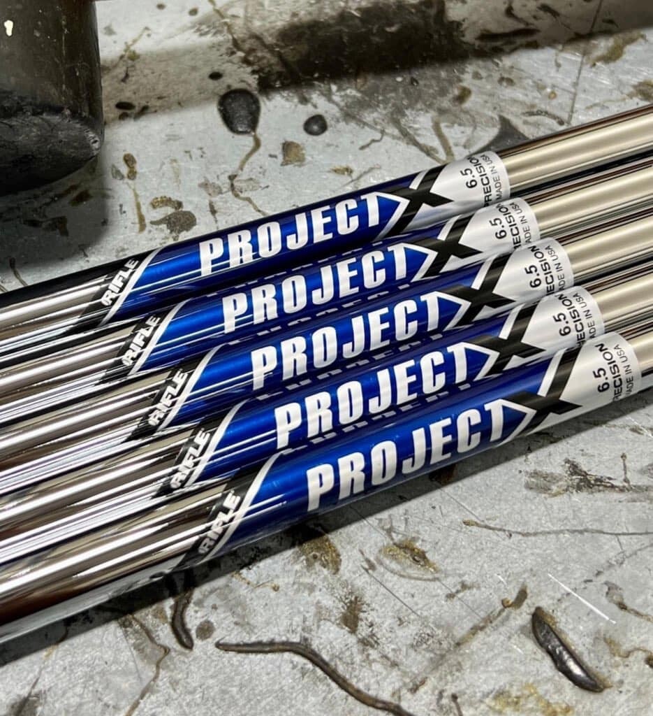 Project X Rifle .355 Taper Tip Steel Iron Shafts Set 5.0R/5.5R+/