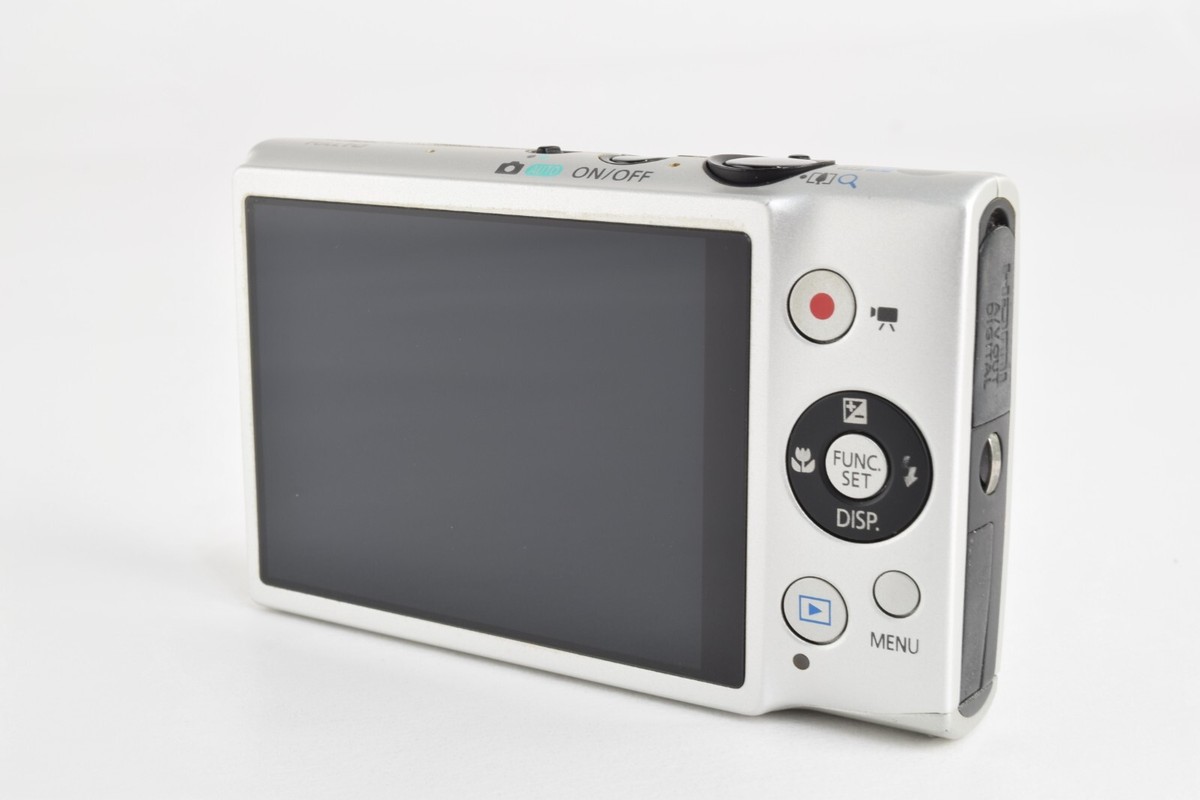 Near Mint]Canon IXY 220F Silver Digital Camera Optical 5x Zoom