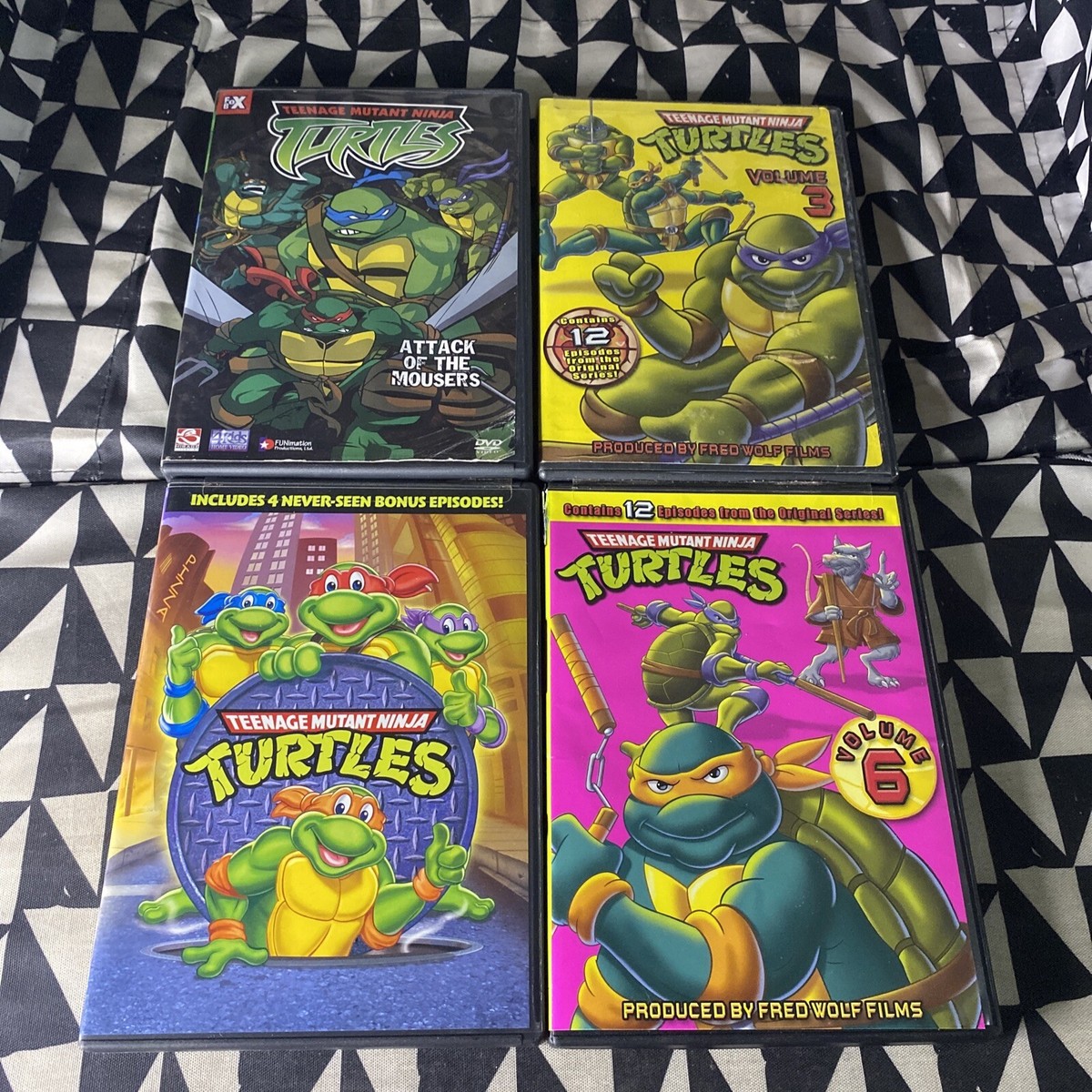 Teenage Mutant Ninja Turtles - Dvd Lot Of 4 - Read Description | eBay