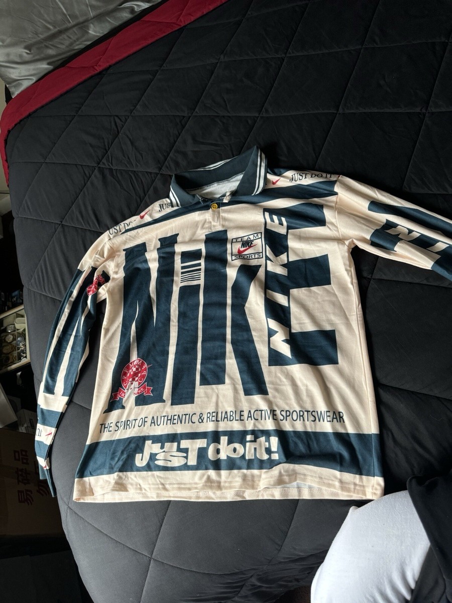 Nike x Cactus Plant Flea Market Long-Sleeve Polo 'Natural' | eBay