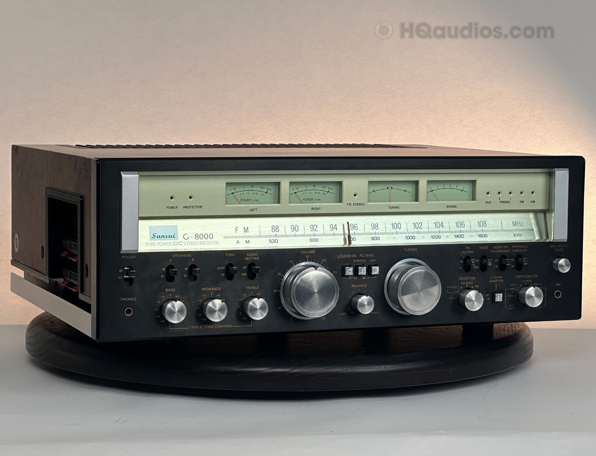 Sansui G-8000 Pure Power DC Stereo Receiver–Fully Serviced