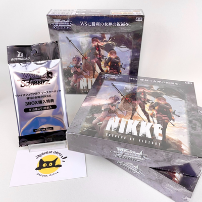 Weiss Schwarz NIKKE Booster Box JP SEALED x3 + Promo Pack