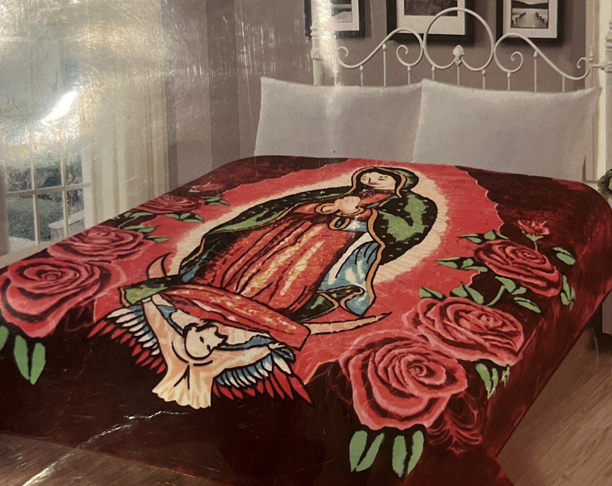 Maria Virgin Mary Super Soft Blanket Queen Size 200x240cm Cobija