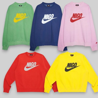NIGO x Nike NRG Crew Fleece HM-FW24-008 NIKE Unisex Made in JAPAN
