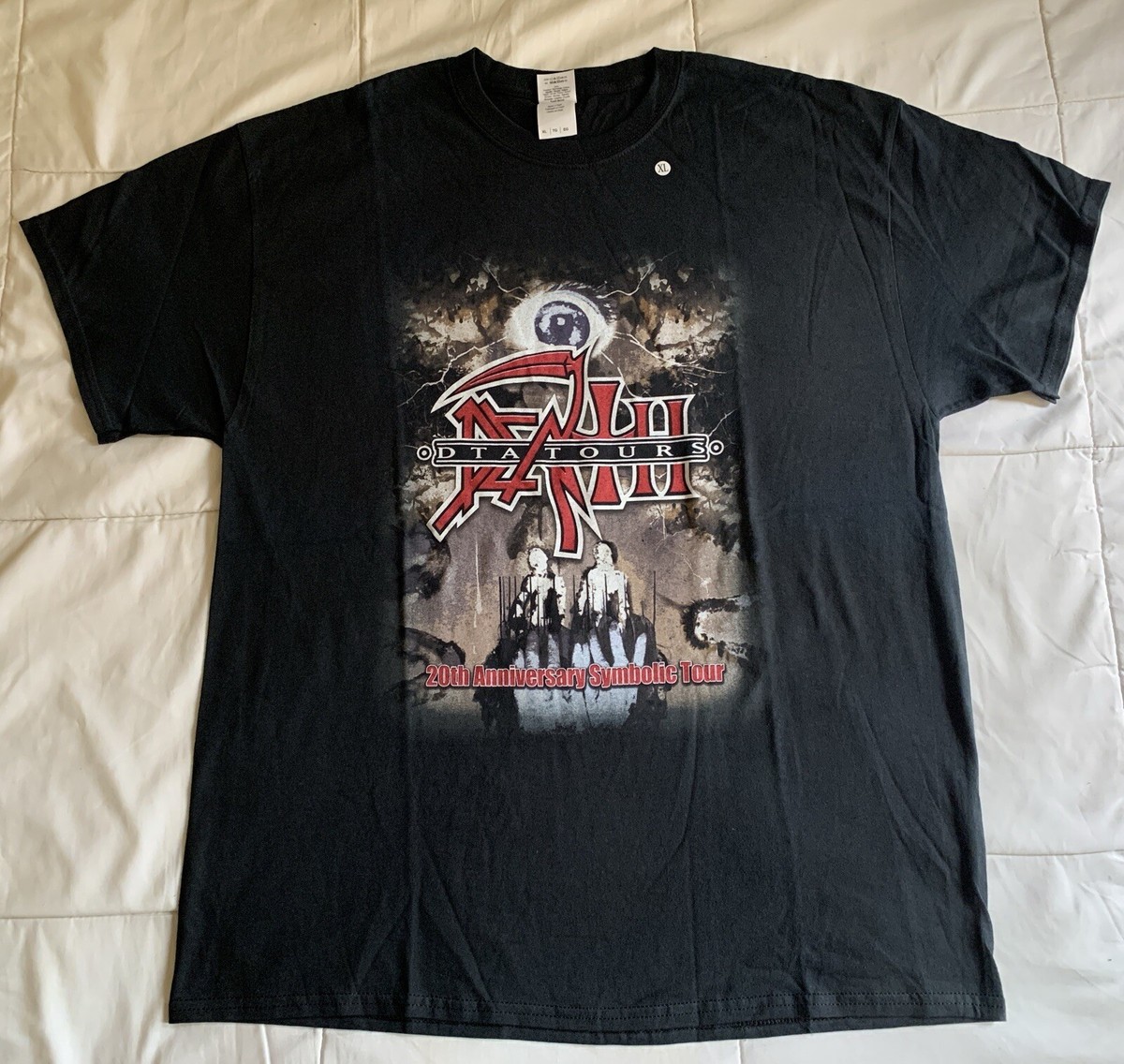 Death DTA Death To All Tours XL T-shirt 20th Anniversary Symbolic