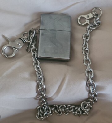 Supreme Zippo With Chain Lighter (SILVER) | eBay