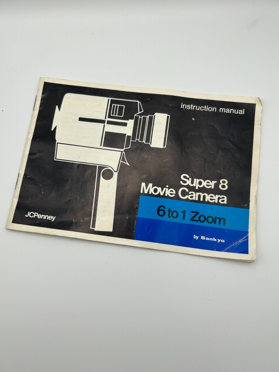 Vintage Sankyo Super 8 Movie Camera 6 to 1 Zoom - Untested | eBay