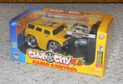 Chub City - RC Radio Control Car / Hummer H2 - Yellow by Jada Toys