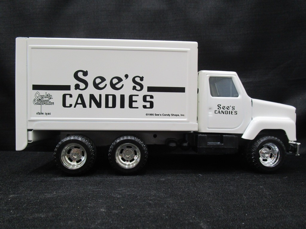 See's Candies - Metal ERTL USA - White Delivery Truck In Box | eBay