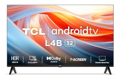TCL 80.04 cm (32 inches) Metallic Bezel-Less HD Ready Smart
