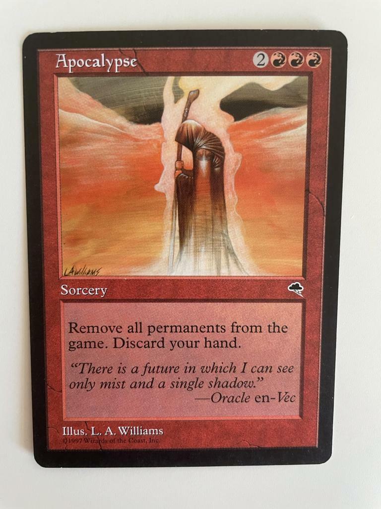 MTG TEMPEST APOCALYPSE NM MAGIC THE GATHERING RARE RED SORCERY