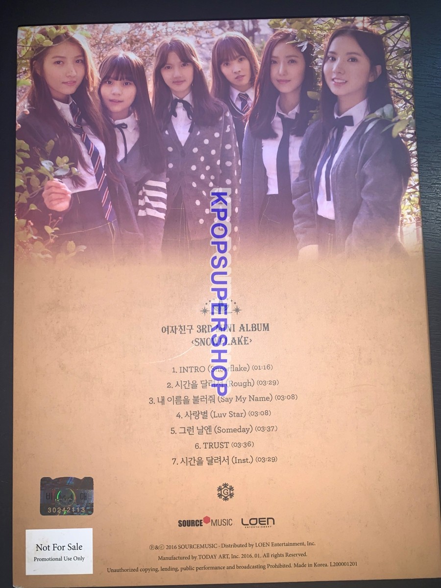 GFRIEND Album 'flake' ヨジャチング Signed GFRIEND [SEASON OF GLASS